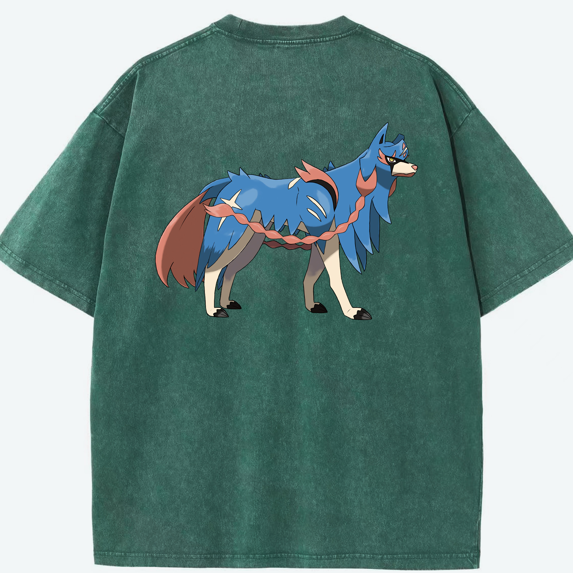 （画像用） ポケットモンスター Pokémon 綿100% ヴィンテージ風 半袖Tシャツ（背面プリント）